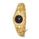 10k Yellow Gold Black 22mm Dial Nugget Watch