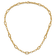14K Yellow Gold Polished Fancy Cable Link Necklace
