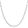 DaInty Lab-Grown Diamond Station Necklace 1ctw In Sterling Silver
