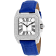Christian Van Sant Women's Radieuse White Dial, White Bezel, Blue
Leather Strap Watch