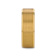 HONOR Gold-Plated Tungsten Beveled Polished Edges Flat Ring with Brushed
Center 8mm