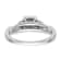 Rhodium Over 14K White Gold First Promise Diamond Promise/Engagement
Ring 0.20ctw