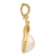 14K Yellow Gold Freshwater Cultured Pearl Pendant
