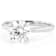 Lab-Grown Diamond Solitaire Ring In 14K White Gold 2.00ct