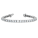Rhodium Over 14K White Gold 9.00 ct. Near Colorless Moissanite 4 Prong
Tennis Bracelet