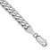 Rhodium Over 14k White Gold 5.75mm Flat Beveled Curb Link Bracelet