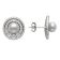 Sterling Silver Freshwater Pearl and Cubic Zirconia Earring