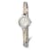 Charles Hubert Two-tone Gold-finish Silver Dial Quartz Watch