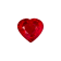 Ruby 6.2x5.8mm Heart Shape 1.19ct