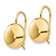 14k Yellow Gold Polished Button Earrings