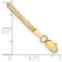 14K Yellow Gold 2.25mm Flat Figaro Chain Bracelet