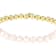 Freshwater Pearl Stretch Bracelet In 18K Gold Over Bronze
