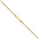 14k Yellow Gold Diamond-Cut Figaro Link ID Bracelet