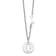 Sterling Silver Rhodium-plated Puppy and Bone with 1-inch Extension Necklace