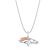 True Fans Denver Broncos Pendant With 18" Chain