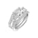 White Cubic Zirconia Platinum Over Sterling Silver Ring 3.51ctw