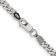 Rhodium Over Sterling Silver 4.5mm Curb Chain Necklace