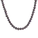 7-8mm Black Cultured Freshwater Pearl endless Necklace