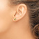 14k Yellow Gold 8mm Knot Stud Earrings