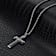 Invicta Men's Two-Tone Cross Pendant With Chain In Stainless Steel