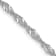 14K White Gold 2.0mm Singapore Chain Necklace