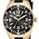 Invicta Angel 38mm Black Dial Black Silicone Band Quartz Watch
