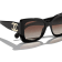 Chanel Black Frame with Large "CC" Gold Logo / Brown Polarized
Lens Sunglasses