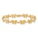 14k Yellow Gold Butterfly Link Bracelet