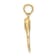14k Yellow Gold Scuba Flipper Charm