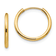 14K Yellow Gold Polished Endless Hoop 3 Pair Earring Set