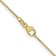 18K Yellow Gold 0.7mm Solid Box 24 Inch Chain