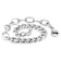 Multi-Link Bracelet With Extender In Silver-Tone