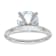 Rhodium Over 14K White Gold 3 ct. D E F Pure Light Round Moissanite
Solitaire Ring