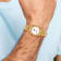 LogoArt Kansas State University Pro Gold-tone Gents Watch