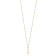 14K Yellow, White and Rose Gold Diamond-cut Beaded Polished Cross Necklace