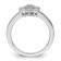 Rhodium Over 14K White Gold Lab Grown Diamond SI1/SI2, G H I, Cluster Ring