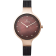 Obaku Women's Classic Brown Dial Black Stainless Steel Mesh Band Watch