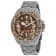 Christian Van Sant Men's Montego Vintage Brown Dial, Silver-tone
Distressed Stainless Steel  Watch