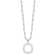 Rhodium Over Sterling Silver 3-5.5mm Freshwater Cultured Pearl LETTER O
18-inch Necklace