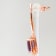 Amethyst and CZ 3.19 Ctw Octagon 18K Rose Gold Over Sterling Silver
Dangle Earrings