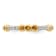 14K Yellow Gold Stackable Expressions Citrine and Diamond Ring 0.30ctw