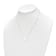 Freshwater Cultured Pearl Station Necklace In 10K Gold 17 Inch