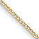 14k Yellow Gold 1.85mm Curb Link 24 Inch Chain
