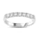 0.50cttw 7 Stone Diamond Band Ring in 14k White Gold