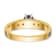 14K Yellow Gold AA Quality Engagement Ring