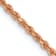 14k Rose Gold 1.75mm Solid Diamond-Cut Rope 18 Inch Chain