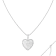 Mother of Pearl and Cubic Zirconia Rhodium Over Sterling Silver Pendant