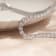 White Cubic Zirconia Platinum Over Sterling Silver Tennis Necklace 31.25ctw