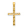 14k Yellow Gold Filigree Cross Pendant