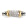Sterling Silver Antiqued with 14K Accent Diamond Ring